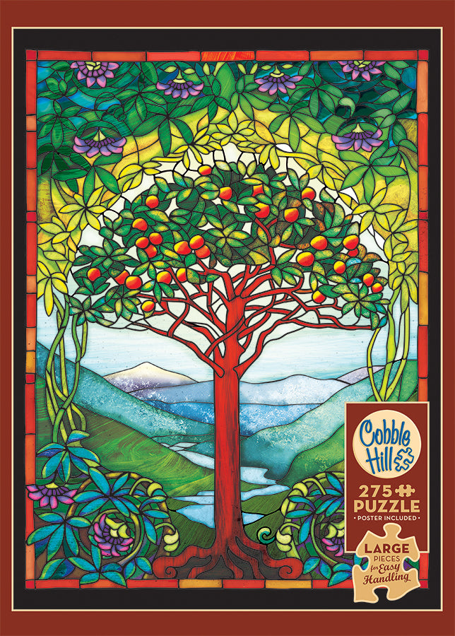 Tree of Life Stained Glass 275pc Easy Handling Puzzle