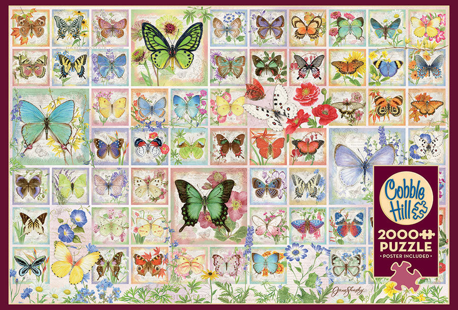 Butterflies and Blossoms, 2000pcs