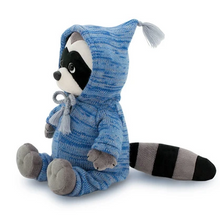 Load image into Gallery viewer, DENNY THE RACOON, KNITTED SEASON, 25CM
