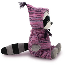 Load image into Gallery viewer, DAISY THE RACOON, KNITTED SEASON, 25CM