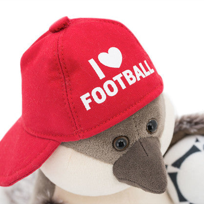 CHIRPY THE SPARROW I LOVE FOOTBALL (BOXED)
