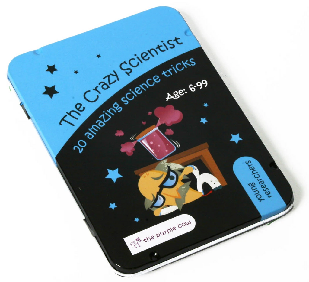 CRAZY SCIENTIST 4 TIN BOXED ACTIVITY SET YOUNG RESEARCHERS