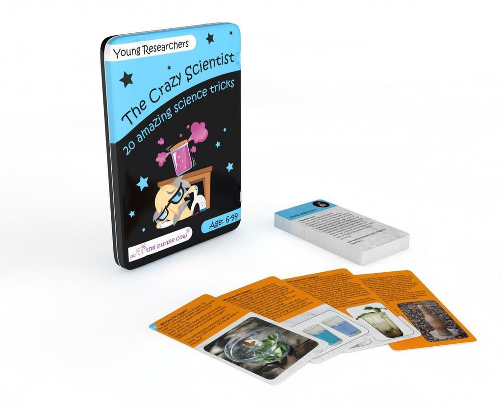 CRAZY SCIENTIST 4 TIN BOXED ACTIVITY SET YOUNG RESEARCHERS