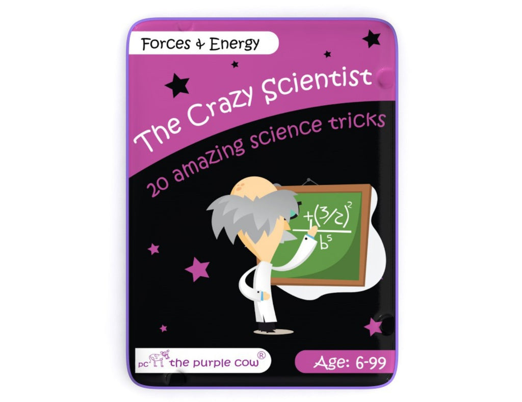 CRAZY SCIENTIST FORCES AND ENERGY ACTIVITY CARDS  20 EXPERIMENTS