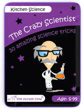 Load image into Gallery viewer, CRAZY SCIENTIST KITCHEN SCIENCE ACTIVITY CARDS  20 EXPERIMENTS
