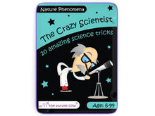 Load image into Gallery viewer, CRAZY SCIENTIST NATURE PHENOMENA ACTIVITY CARDS  20 EXPERIMENTS