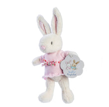 Load image into Gallery viewer, FIFI BABY SOFT TOY BUNNY WITH RATTLE 16CM