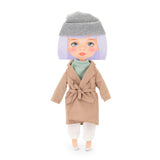 Sweet Sisters-Clothing set: Beige trench coat