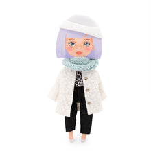 Load image into Gallery viewer, Sweet Sisters-Clothing set: White fur coat