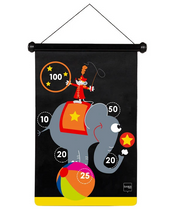 Load image into Gallery viewer, SCRATCH DARTS - CIRCUS MAGNETIC 36X55CM 2-SIDED PRINTING