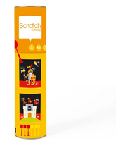 Load image into Gallery viewer, SCRATCH DARTS - SMALL KNIGHT MAGNETIC 24X30CM 2-SIDED PRINTING