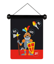 Load image into Gallery viewer, SCRATCH DARTS - SMALL KNIGHT MAGNETIC 24X30CM 2-SIDED PRINTING