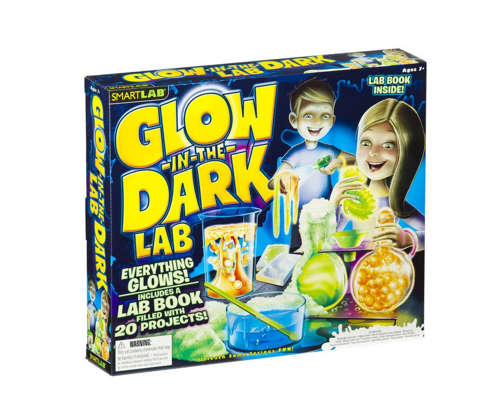 GLOW IN THE DARK LAB  20 PROJECTS