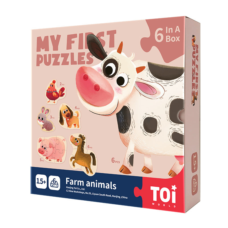 TOI - My First Puzzles-Farm Animals, 2+