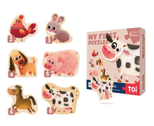 Load image into Gallery viewer, TOI - My First Puzzles-Farm Animals, 2+