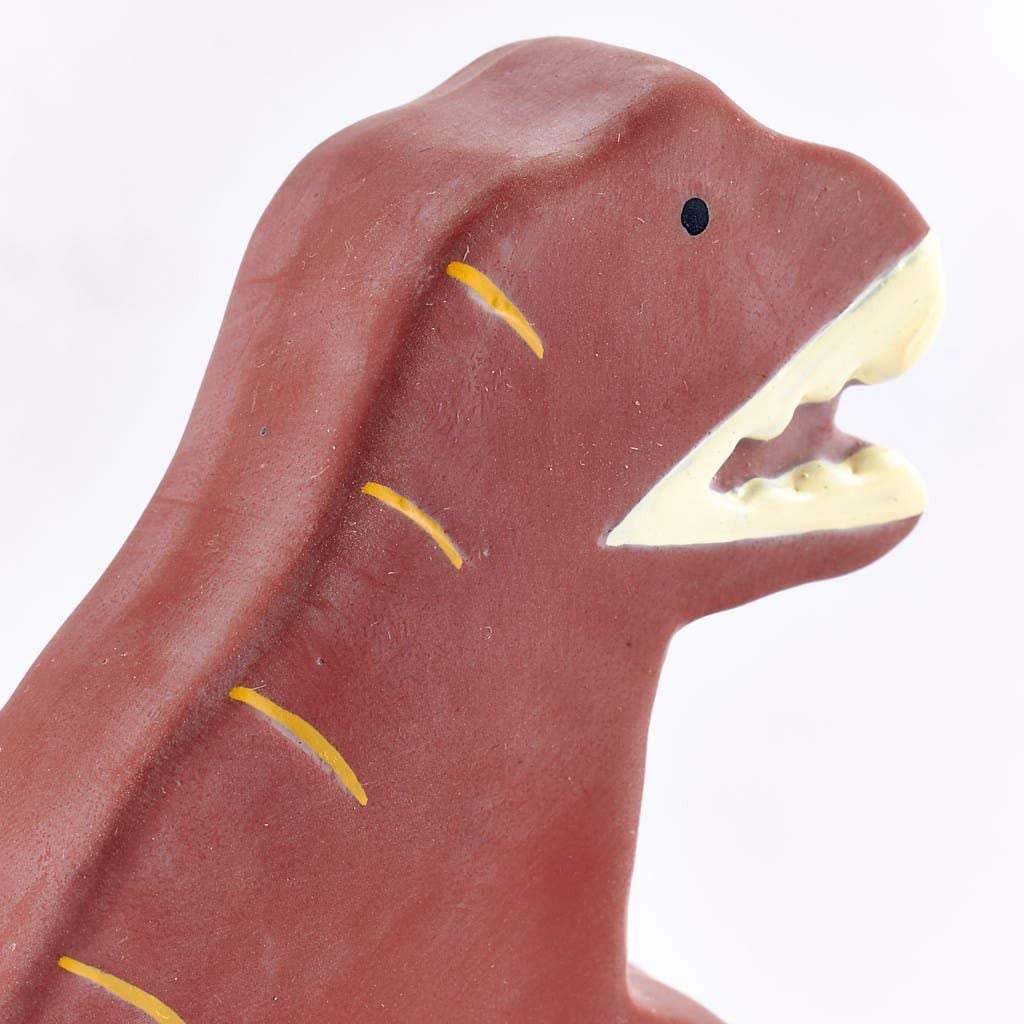 Baby T-Rex Natural Rubber Rattle & Bath Toy
