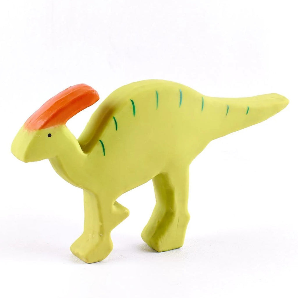MY 1st Tikiri Dinosaur - Parasaurolophus Teether Toy, Backer Card