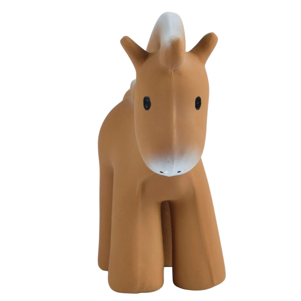 HORSE - NATURAL RUBBER RATTLE & BATH TOY