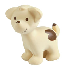 Load image into Gallery viewer, PUPPY - NATURAL RUBBER RATTLE &amp; BATH TOY