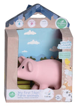 Load image into Gallery viewer, MY 1st Tikiri Farm - Pig Teether and Rattle Toy, GIFT BOX