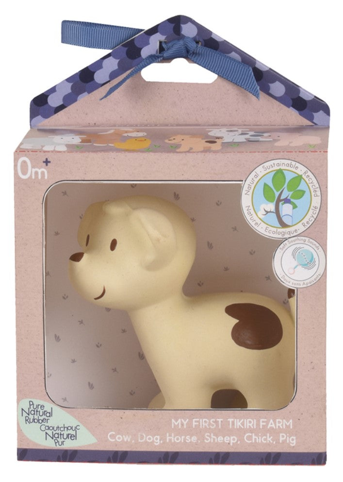 MY 1st Tikiri Farm - Puppy Rattle and Toy, GIFT BOX