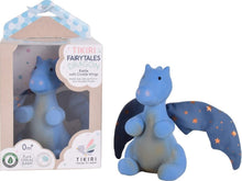 Load image into Gallery viewer, TIKIRI-Baby Mid Night Dragon - Natural Rubber Rattle with Crinkle Wings, GIFT BOXn Box