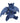 MIDNIGHT DRAGON - 100% ORGANIC WITH CRINKLE WINGS, GOLD STARS 23CM SOFT PLUSH