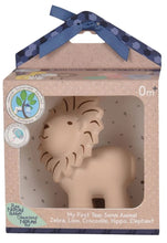 Load image into Gallery viewer, MY 1st Tikiri Safari - Lion - Natural Rubber Baby Rattle and Bath Toy, GIFT BOX