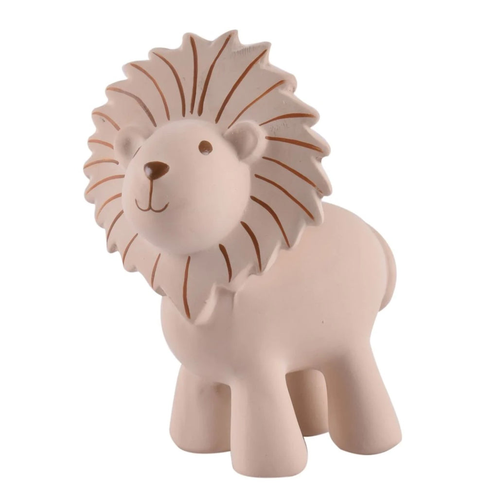 MY 1st Tikiri Safari - Lion - Natural Rubber Baby Rattle and Bath Toy, GIFT BOX