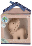 MY 1st Tikiri Safari - Lion - Natural Rubber Baby Rattle and Bath Toy, GIFT BOX