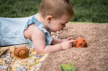 Load image into Gallery viewer, Tikiri Garden Animals - Ladybug Teether and Rattle Toy, GIFT BOX