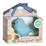 Tikiri Garden Animals - Bird Teether and Rattle Toy, GIFT BOX