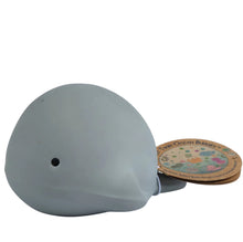 Load image into Gallery viewer, WHALE - NATURAL RUBBER RATTLE &amp; BATH TOY