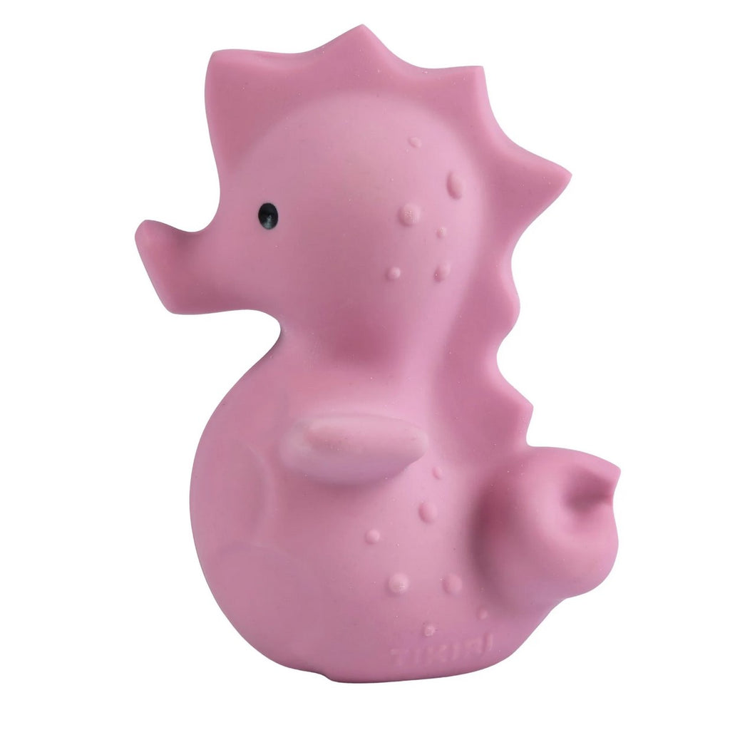 SEA HORSE - NATURAL RUBBER RATTLE & BATH TOY