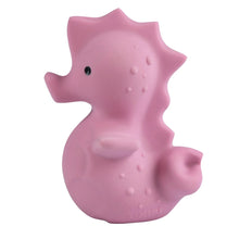Load image into Gallery viewer, SEA HORSE - NATURAL RUBBER RATTLE &amp; BATH TOY