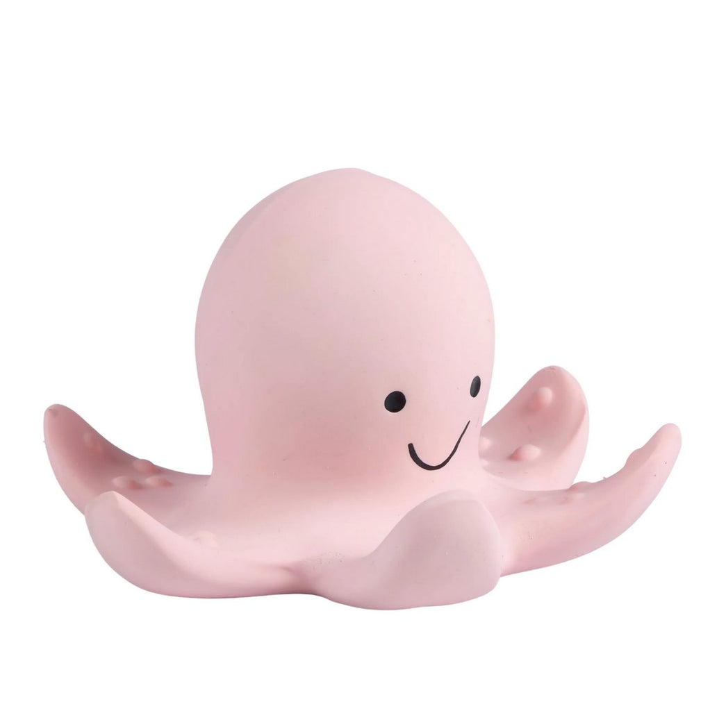 OCTOPUS - NATURAL RUBBER RATTLE & BATH TOY