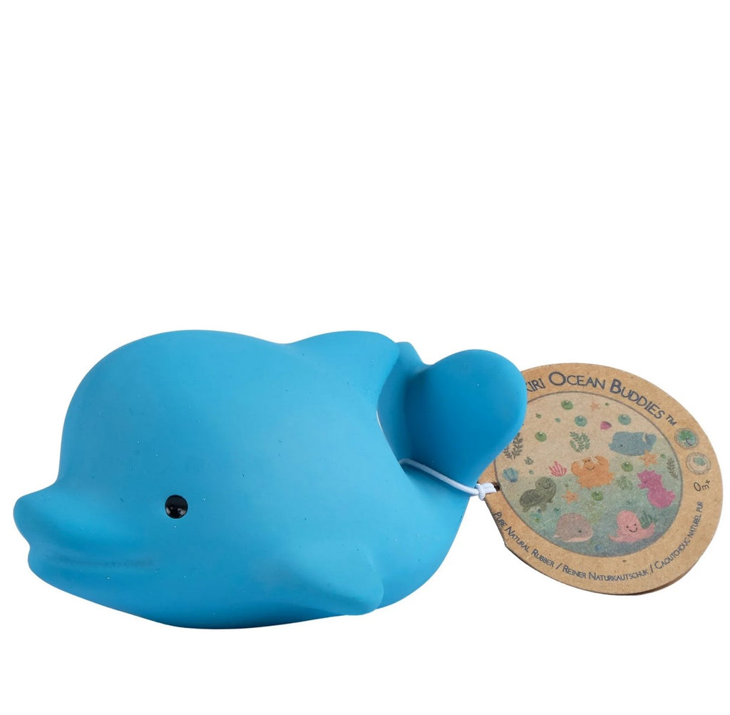 DOLPHIN - NATURAL RUBBER RATTLE & BATH TOY