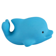 Load image into Gallery viewer, DOLPHIN - NATURAL RUBBER RATTLE &amp; BATH TOY