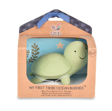 Load image into Gallery viewer, MY 1st Tikiri Ocean Buddies - Turtle Teether and Rattle Toy, GIFT BOX