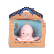 Load image into Gallery viewer, MY 1st Tikiri Ocean Buddies - Octopus Teether and Rattle Toy, GIFT BOX