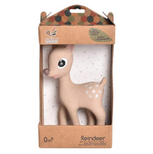 Load image into Gallery viewer, Tikiri Ralphie the Reindeer, Rattle and Teether toy - GIFT BOX