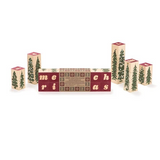 MERRY CHRISTMAS DECORATIVE BLOCK SET