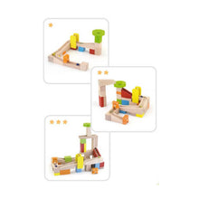 Load image into Gallery viewer, MARBLE RUN  WOODEN 3+  49PCS